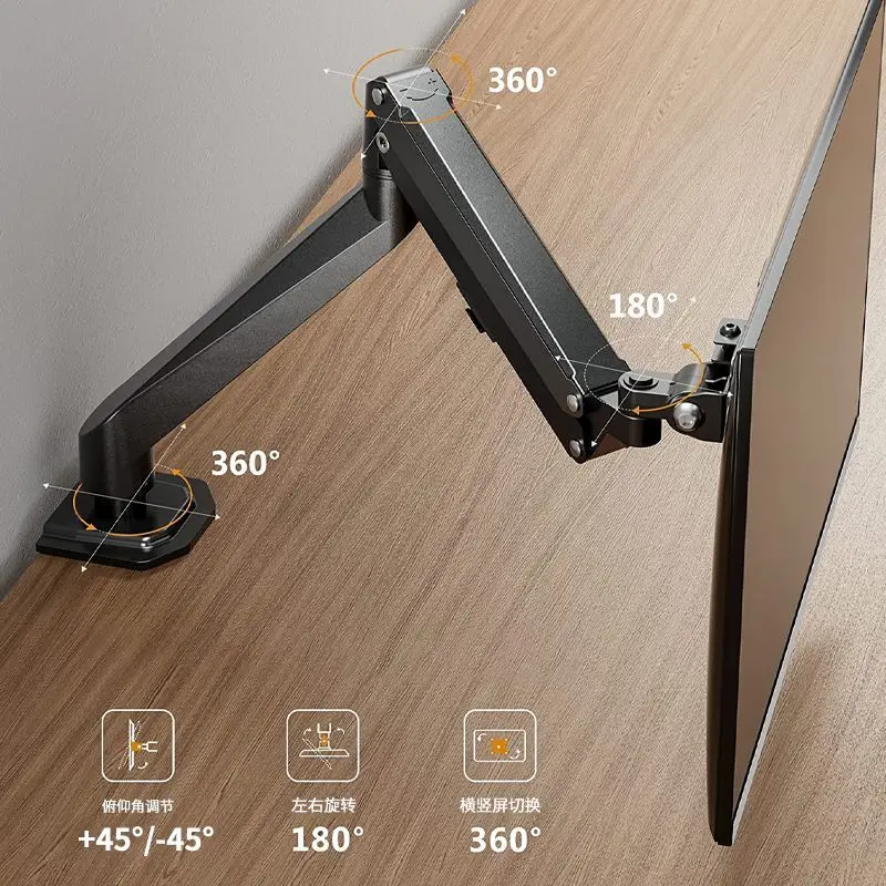 Подставка для двух мониторов поворот по горизонтали и вертикали