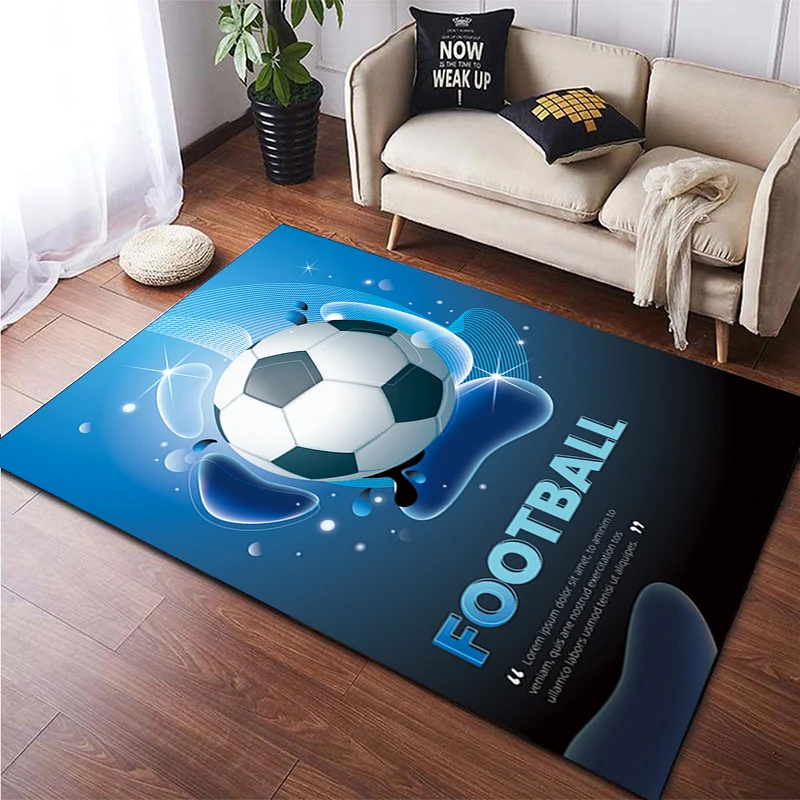 Fashion  Football carpet creative non slip carpet home decor kitchen mats for floor washroom floor mat carpets for living room