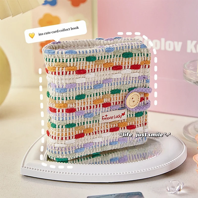 A8 мягкие тканевые обложки блокноты и журналы милые мини-фотокарточки папка для