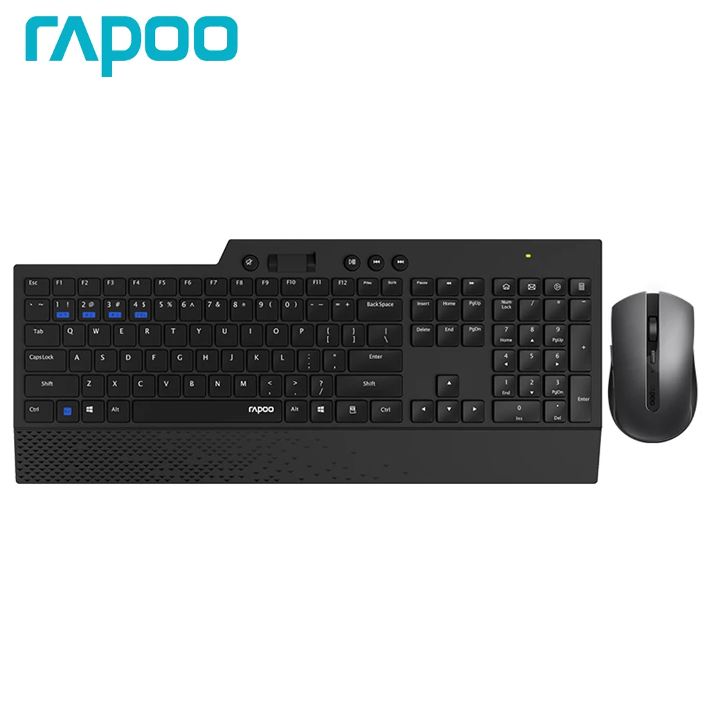 Rapoo 8200T multi-modo teclado sem fio e mouse