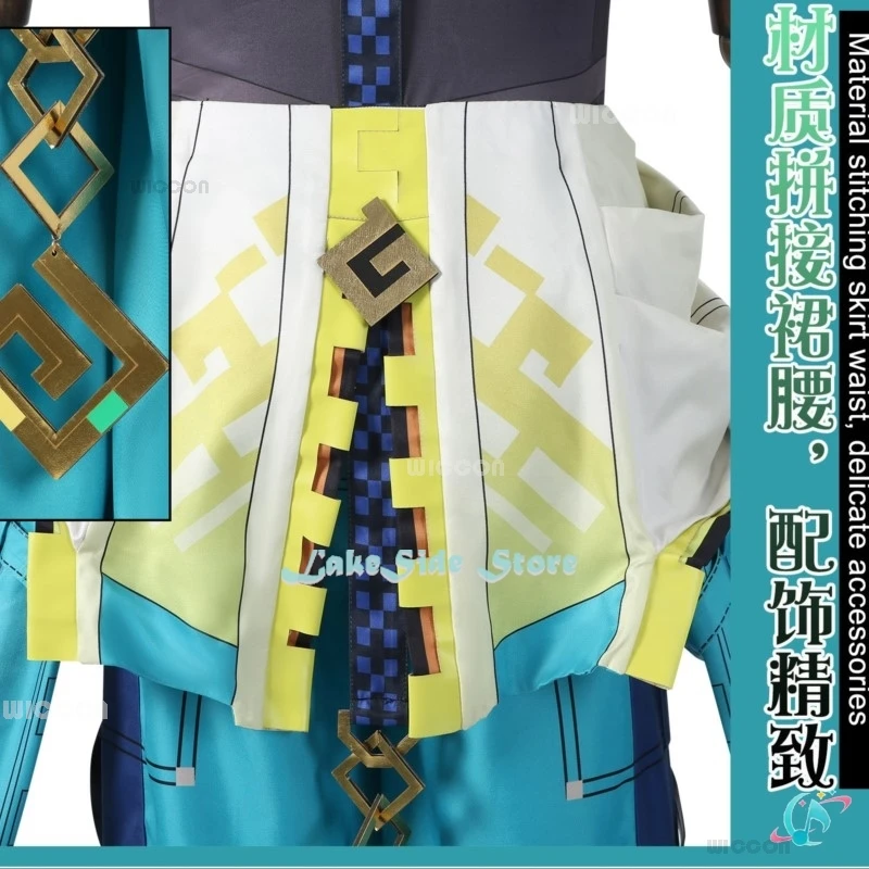 Genshin Impact Kinich Косплей Костюм Парик Игра Мужчины Женщины Natlan Ролевая игра Хэллоуин