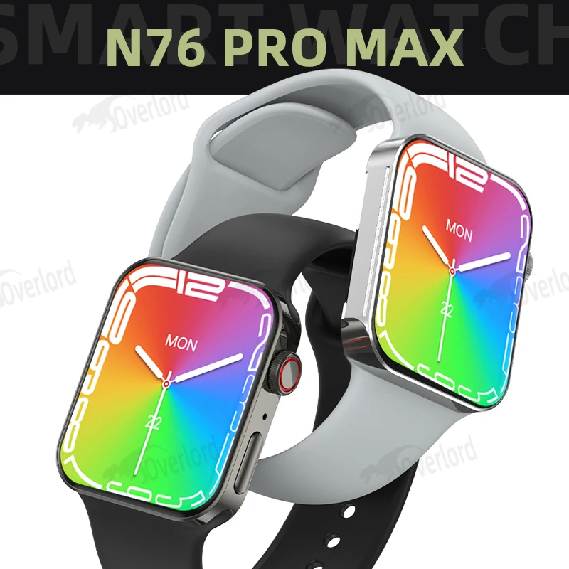 

N76 Promax оригинальные 2022 Смарт-часы с беспроводной зарядкой Мужские Женские часы Смарт-часы для Xiaomi PK DT7 W27 37 Pro Серия 7