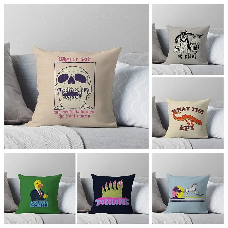 

decorative Home pillow case Cushion covers 45*45 nordic 40*40 40x40cm 50x50cm abstract geometric living room black short plush