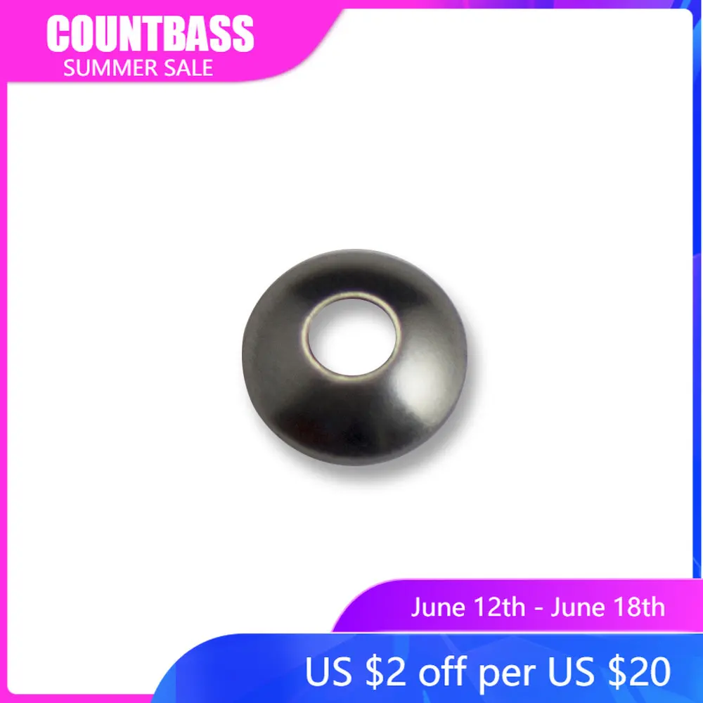 100 штук Круглые крышки из нержавеющей стали для заклепок винтовых кубков Мойки DIY Topwater Popper Рыболовная приманка Tackle Craft Бесплатная доставка.