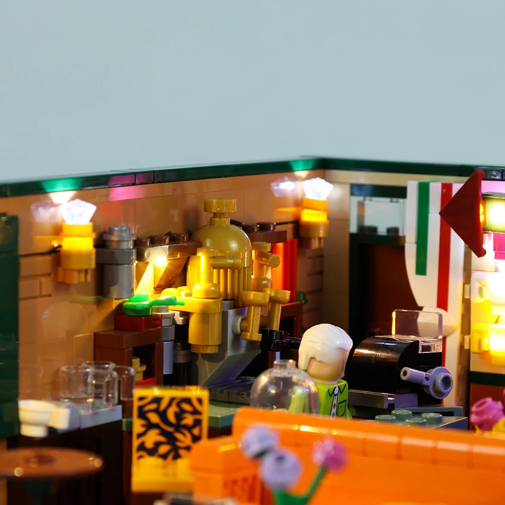 Лампа без строительных блоков освещение для Central Perk 21319 игрушки сделай сам