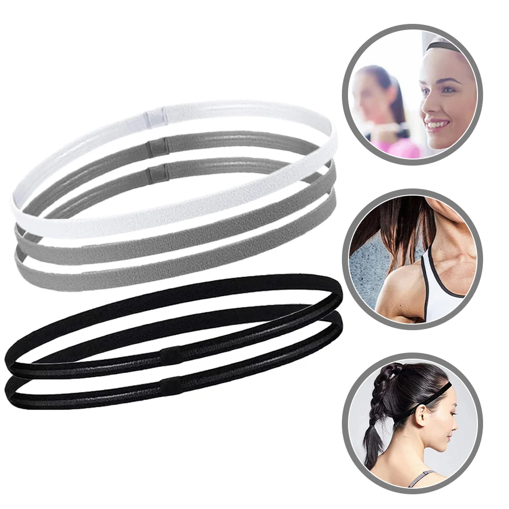 

Sweatband Headband Headbands Sweatbands Elastic Sweatbands Headyoga Running Anti Forskid Nonslip Girls Basketball Cycling Sweaty