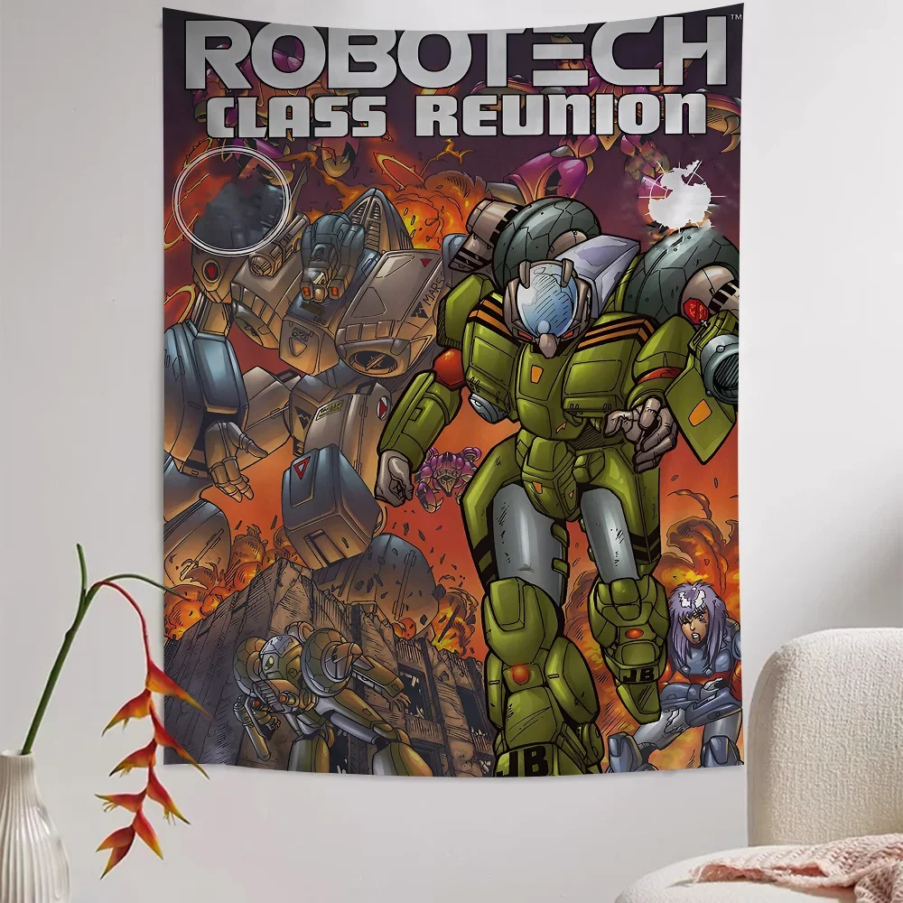 Аниме Robotech гобелен художественная печать искусство научная фантастика комната
