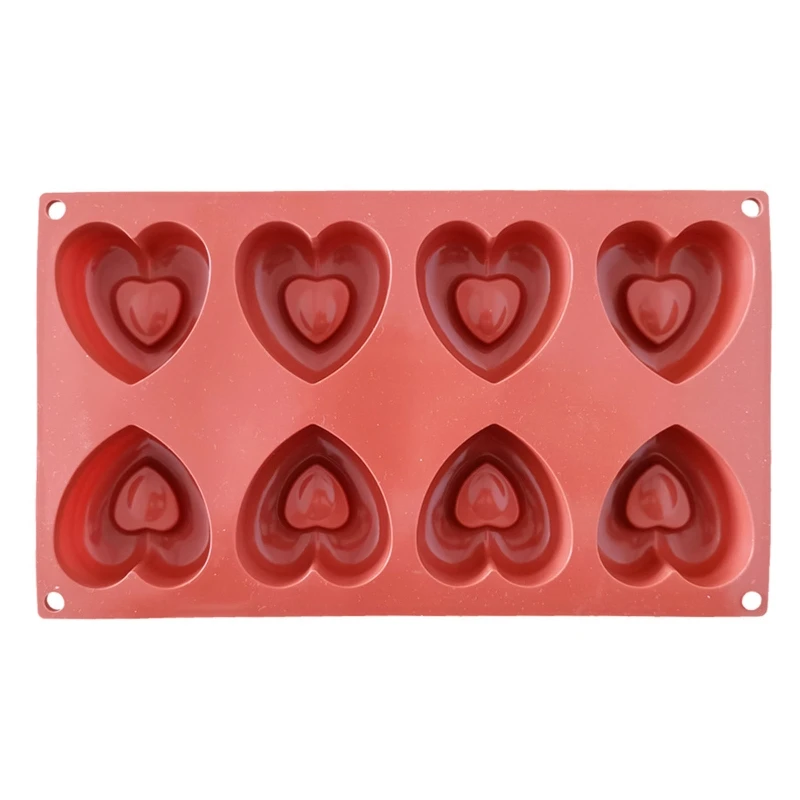

Food-grade Silicone Sugarcraft Mold Cake Decoration Valentine's Day Gift for Baking Creative Beautiful Heart Shape Mold.