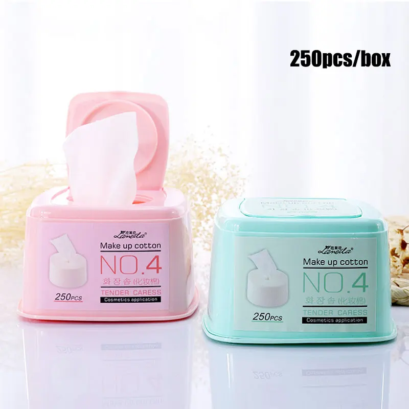 

250 шт./коробка, салфетки для снятия макияжа