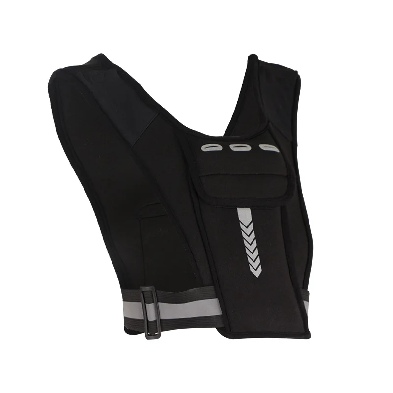 

Рюкзак для бега, жилет для мужчин и женщин, регулируемый ремень для фитнеса, ночного спорта, нагрудный карман, женская сумка для хранения, су...