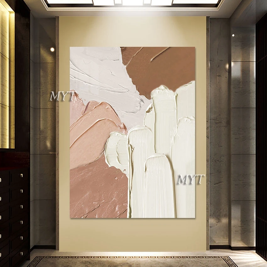 Современная Картина ручная работа картина маслом абстрактная Холст Искусство