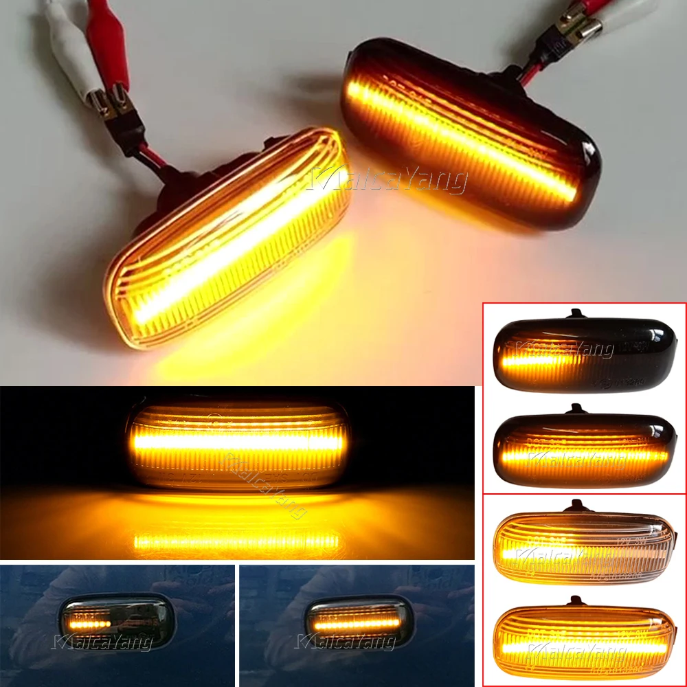 

For Audi A3 S3 8P A4 S4 RS4 B6 B7 A6 S6 RS6 C5 C7 Dynamic Turn Signal Light LED Side Marker Fender Sequential Indicator Lamp