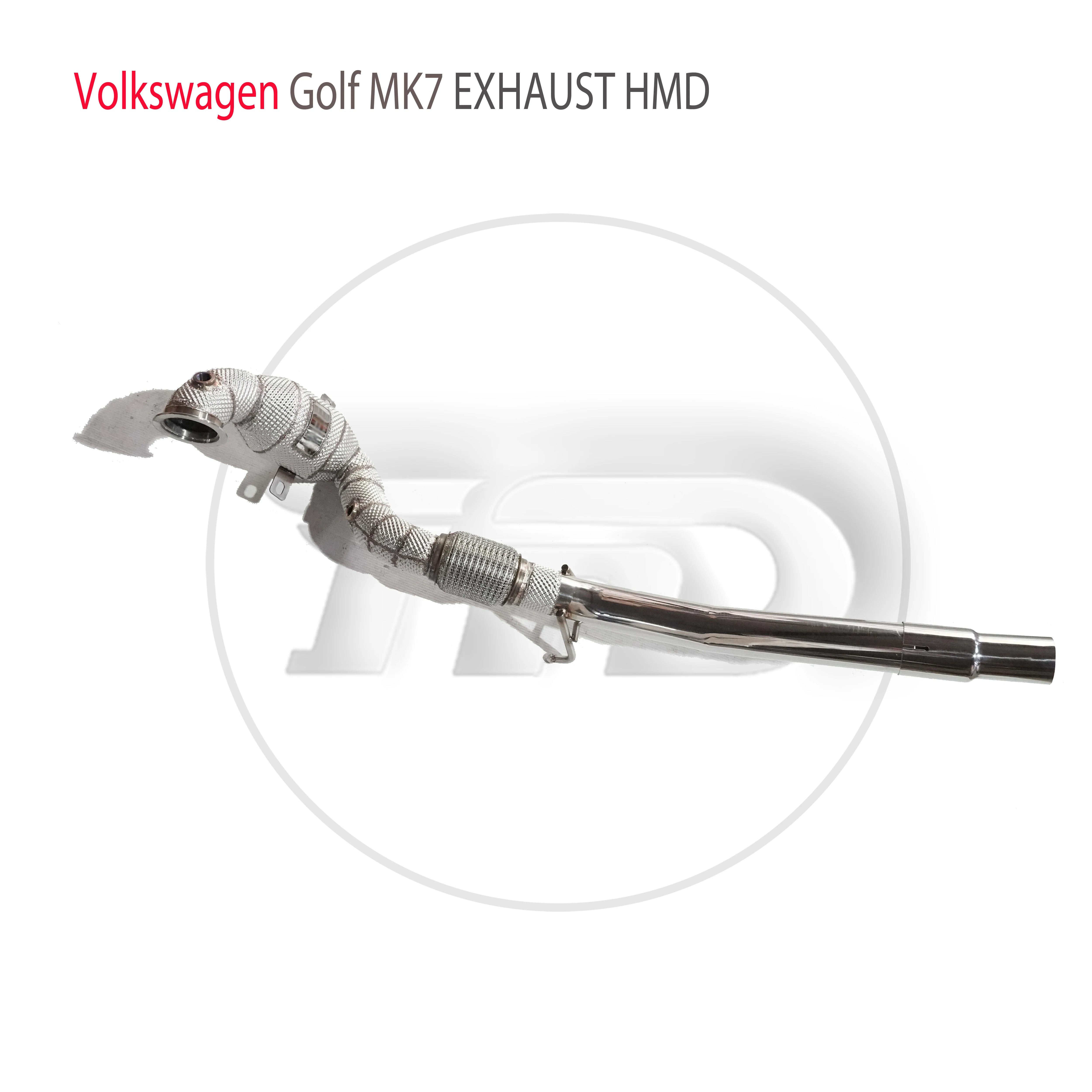 

HMD Car Accessories Exhaust High Flow Performance Downpipe for Volkswagen Golf MK7 1.4T With Catalytic Converter