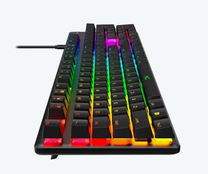 Новая Механическая игровая клавиатура HyperX из сплава полноразмерная RGB подсветка