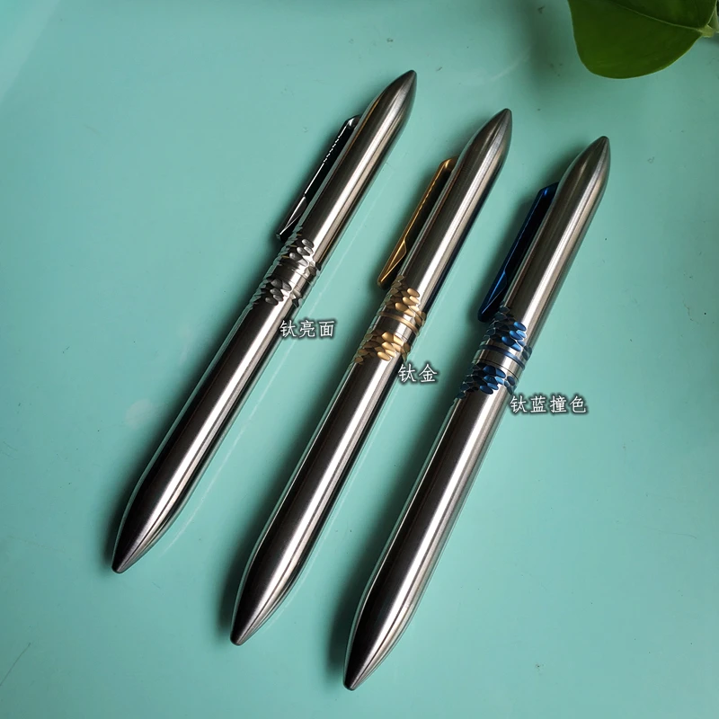 

EDC Titanium Alloy Self Defense Survival Mini Tactical Pen With Business Writing Multi-functional Portable Outdoor EDC Tools