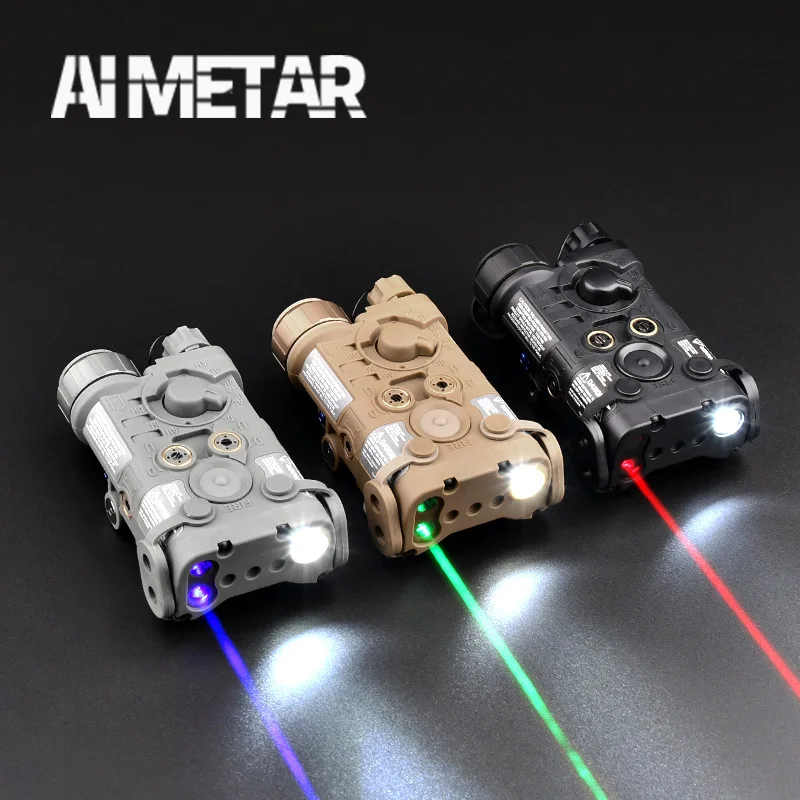 

WADSN Tactical NGAL Red Laser Sight IR Pointer Strobe LED Light Airsoft Torch PEQ15 Laser DBAL A2 Outdoor Hunting Flashlight