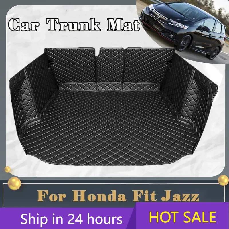 Автомобильный коврик для багажника Honda Fit Jazz GK3 4 5 6 7 2014 ~ 2020 грязеотталкивающий