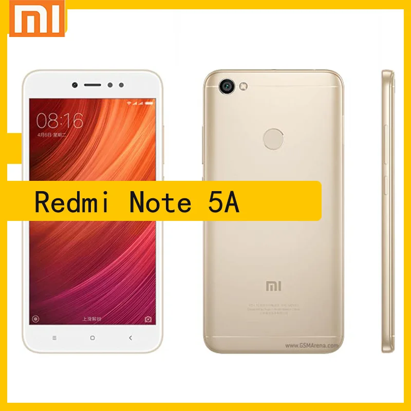 

Смартфон Xiaomi Redmi note 5A, Snapdragon 435, сканер отпечатков пальцев, 3080 мАч, 720x1280