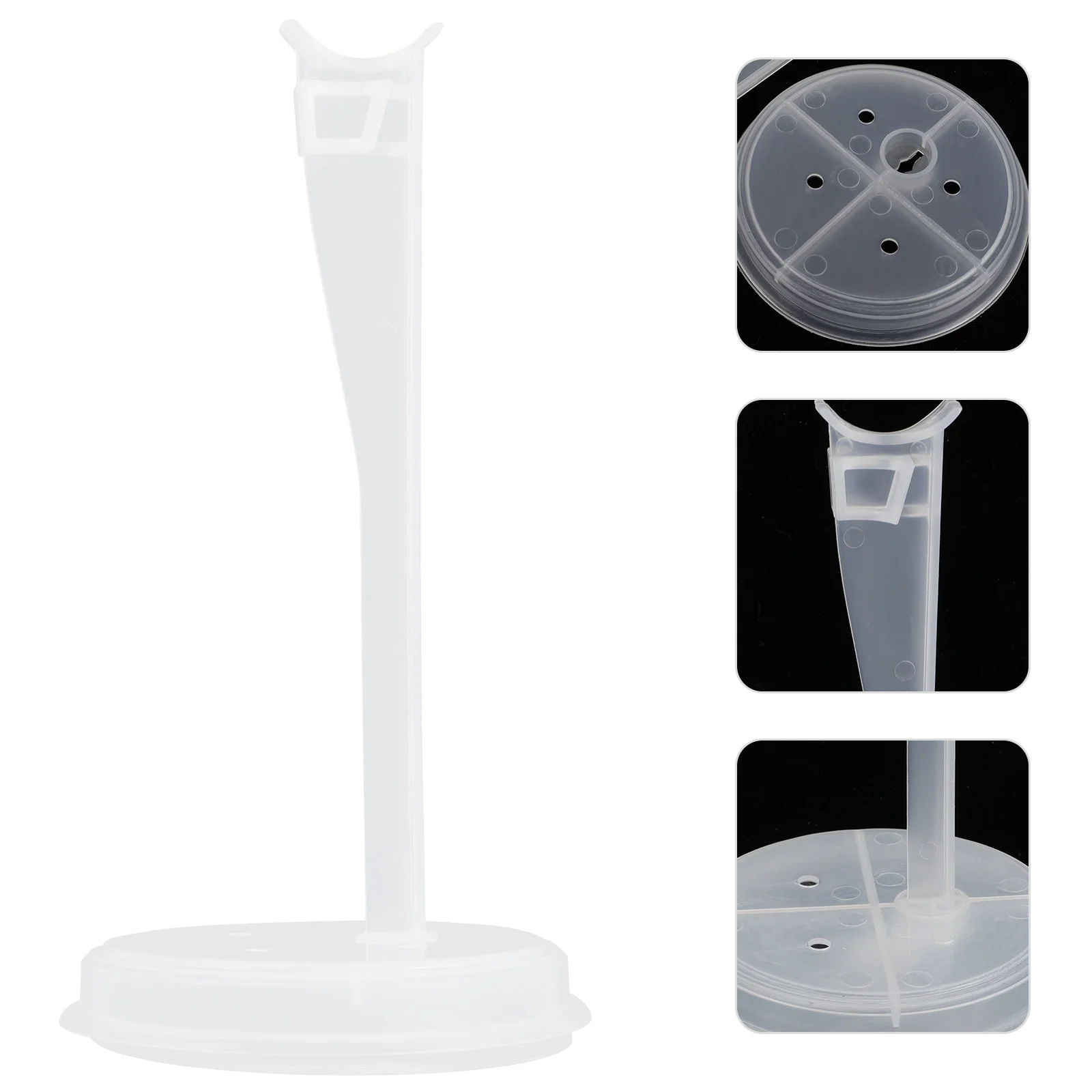 

12 Pcs Stand Toys Dolls Action Figure Rack Puppet Display Base Plastic Holder Stand Child