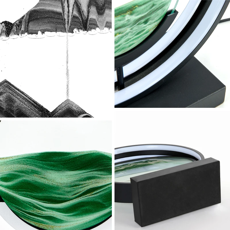 Светодиодная прикроватная Настольная лампа с дистанционным управлением 3D