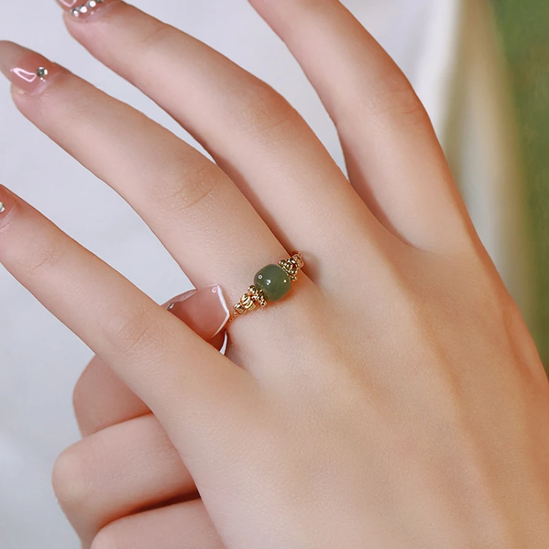 Новинка 2024 винтажные модные регулируемые кольца для женщин могут поворачиваться