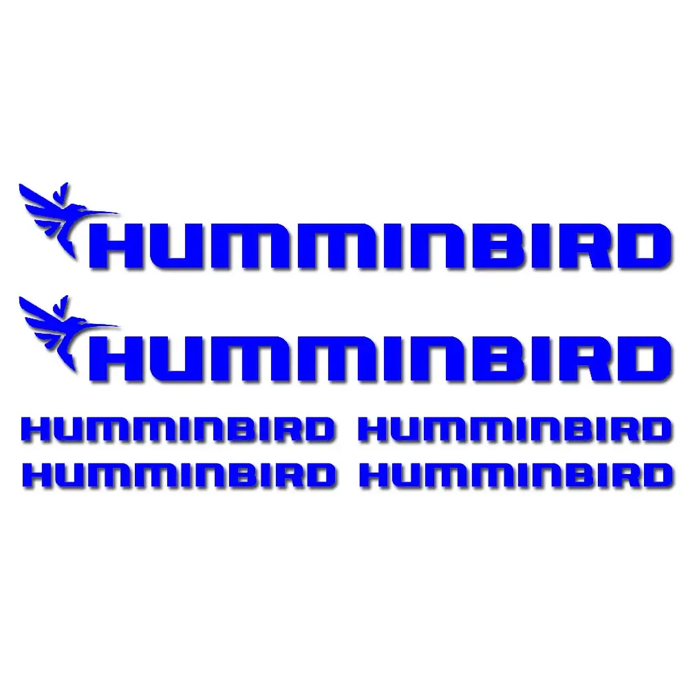 Фото Набор из 6 морских наклеек/наклеек с графикой для рыбалки на лодке Humminbird №4