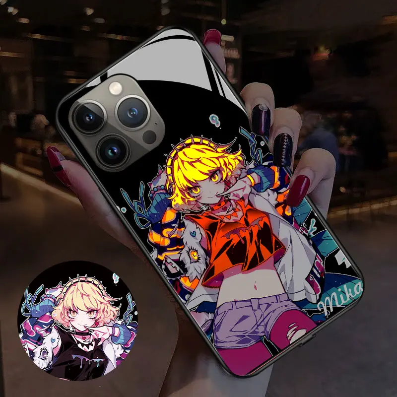 Мультяшный Чехол-книжка с героями аниме girl will светящийся фоточехол для Realme V23 V25 Q3