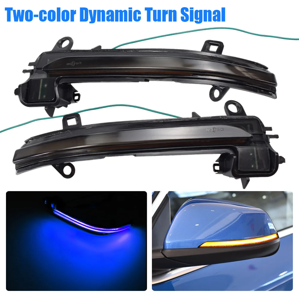 

Dynamic Side Rear-View Mirror Indicator LED Turn Signal Light For BMW X2 X1 F48 F49 1/2 Series F45 F46 F52 Sedan 2016-2018