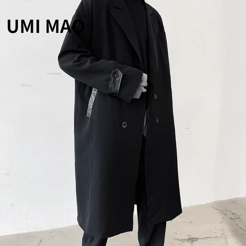 UMI MAO Yamamoto Yohji Classic All-match Black Simple Mid-length Windbreaker Korean Style Temperament Women Men Trench Coat Y2K
UMI MAO Yamamoto Yohji Classic All-match Black Simple Mid-length Windbreaker Korean Style Temperament Women Men Trench Coat Y2K