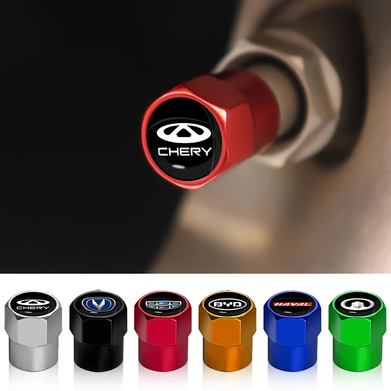 4pcs Aluminum Car Logo Valve Caps Tire Hex Covers for BMW M6 2002 2003 2004 2005 318i 320i 325i 330i E90 E91 Accessories - купить по