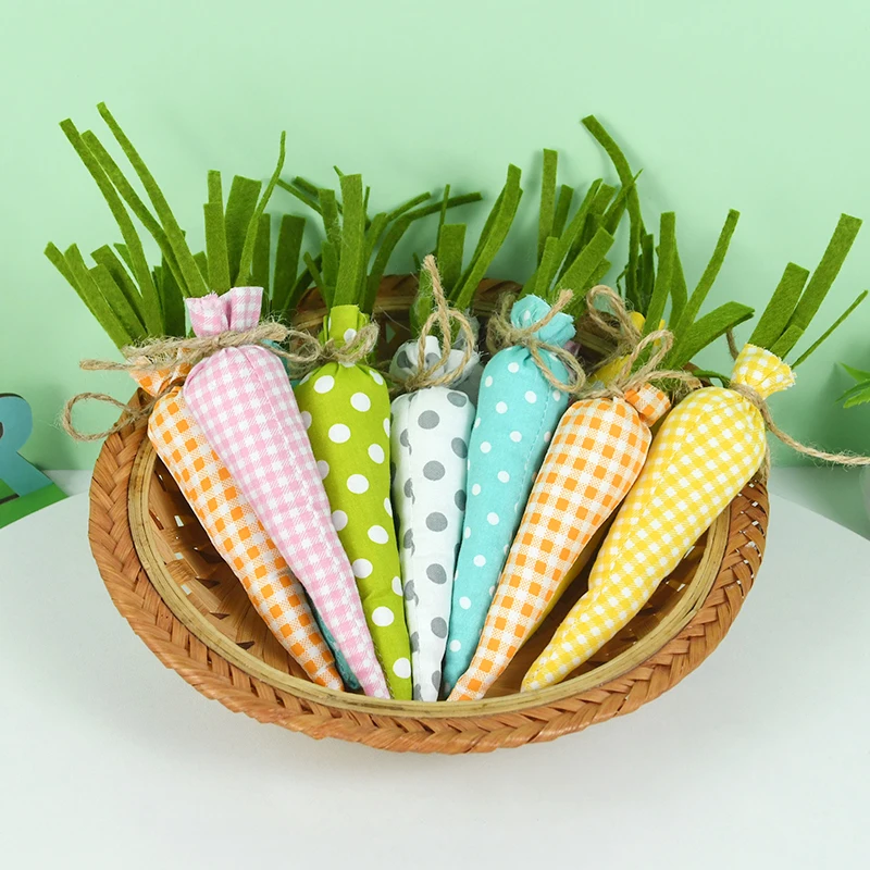 

1/3pcs Easter Carrots Ornaments Non Woven Artificial Fabric Carrot Craft Home DIY Hanging Pendant Decoration Party Gift Supplies