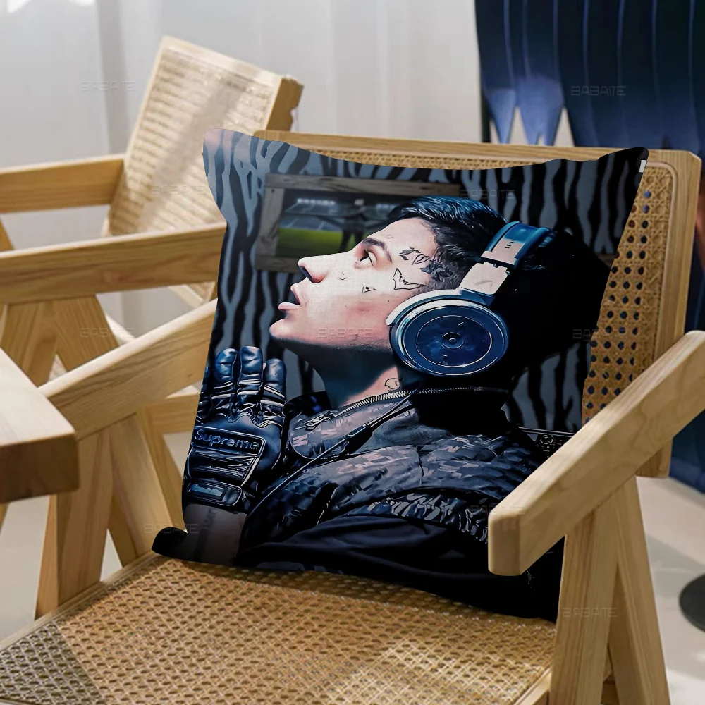 Pillow Case Rapper D-duki Rapper Personalized Pillow Cover Kids Bedroom Wild Party Decor ...