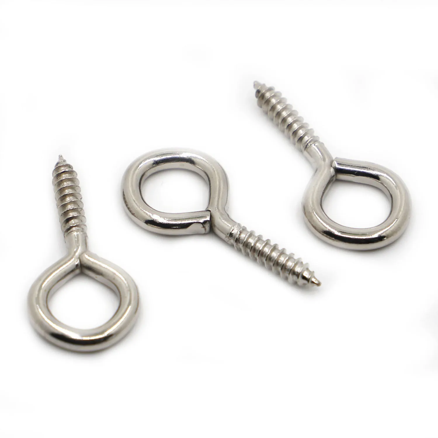 

Nickel Eye Screw Bolt Hook Eye DIY Rope Accessories Wood Screws Jewellery Accessories 0# 1# 2# 3# 4# 5# 6# 8# 10# 12# 14#