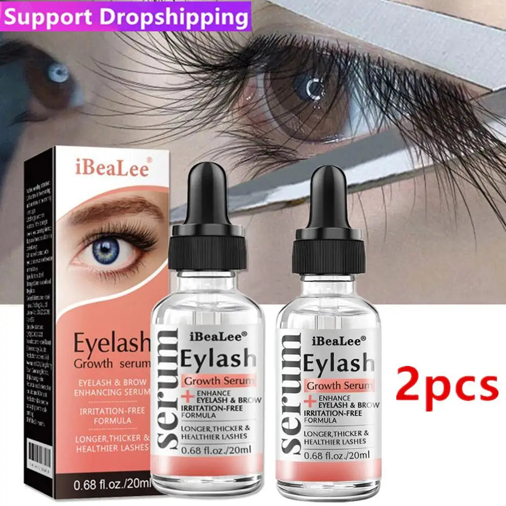 

2X 7Days Fast Eyelash Growth Serum Eyebrow Enhancer Products Longer Fuller Thicker Lashes Eyelashes Enhancer Care For Men Women