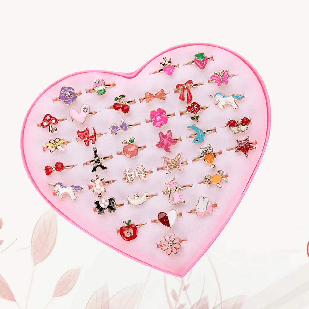 

36 шт., Детские кольца с бриллиантами