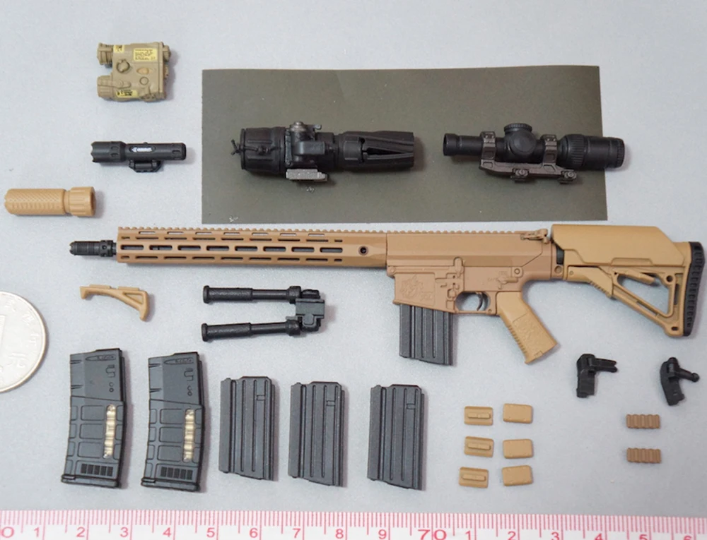 1/6 EASY&ampSIMPLE ES 27005 Soldier Task Doll модель основной оружия 58PO1 прицел с зажимами материал