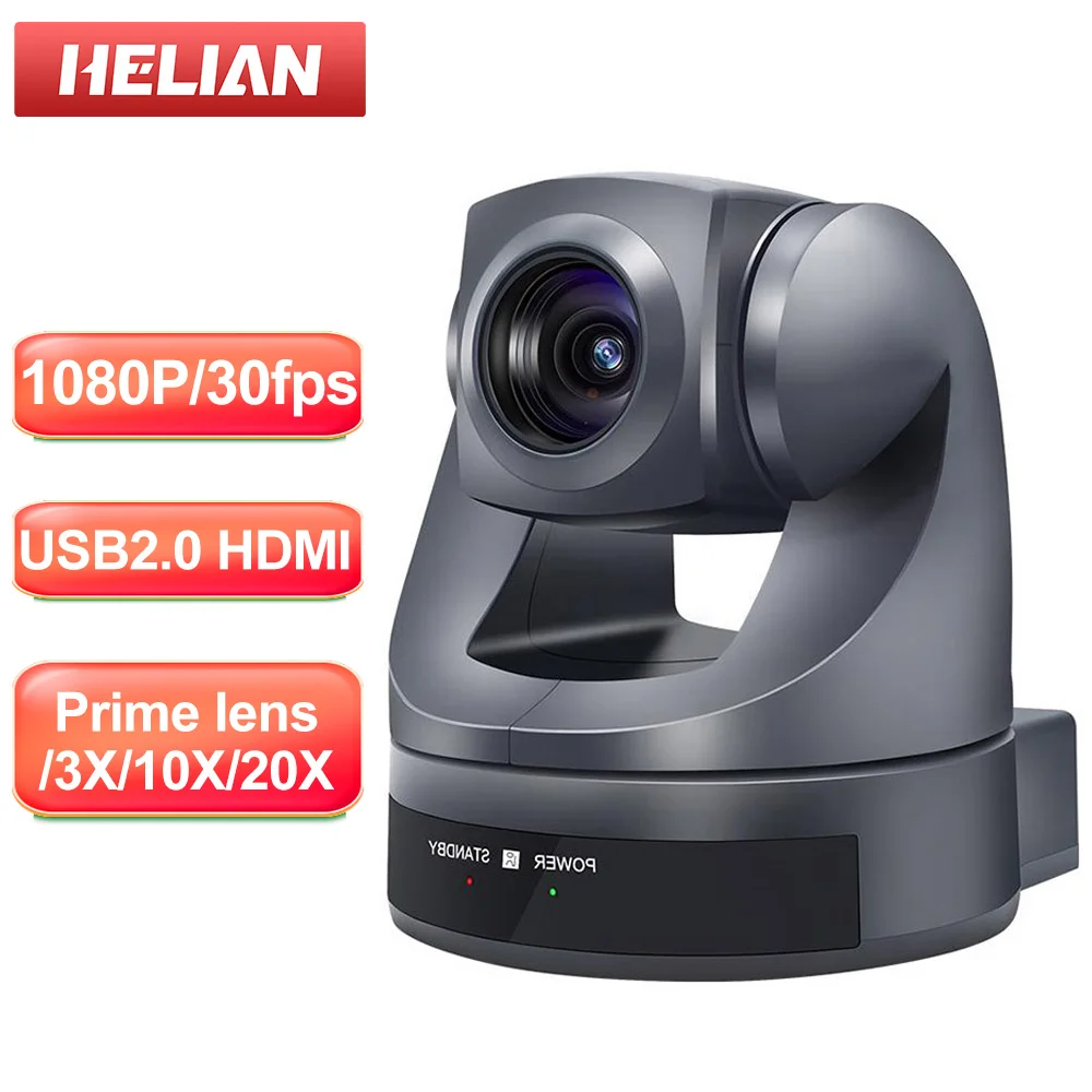 

HD 1080P PTZ HDMI USB2.0 Camera Fixing Focus 3x 10x 20x Optical Zoom Conference Camera Ptz Video for Meeting Equipment Remote