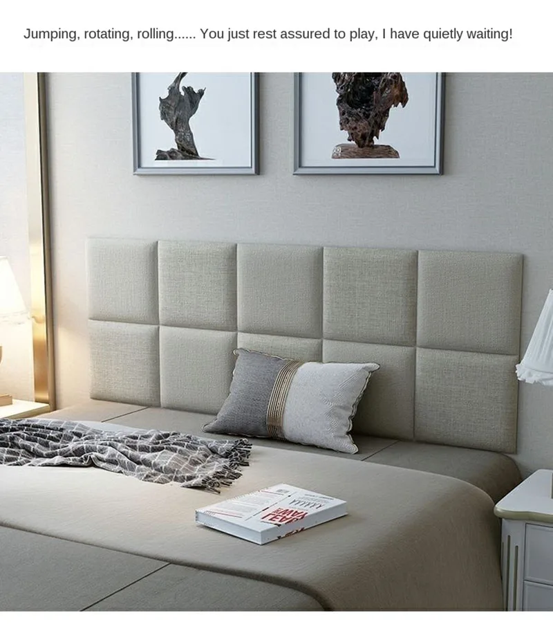 Украшение для кровати и изголовья мягпосылка ка татами 3d настенные декоративные