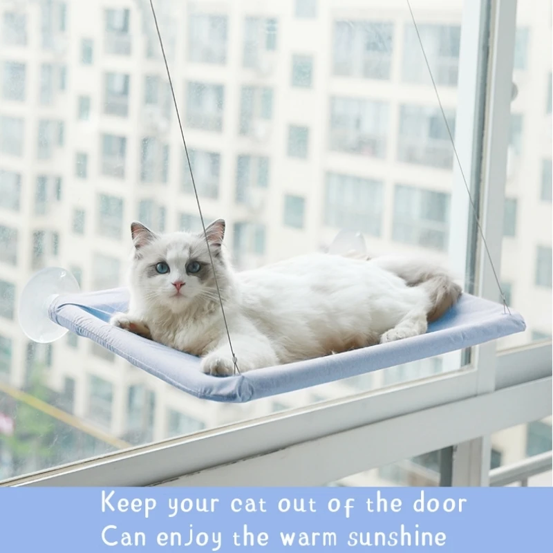 

Cat Bed Pet Cat Hammock Hanging Air Pet Bed Kitten Climbing Frame Sunshine Window Seat Nest Large Load-bearing Cat Supplies