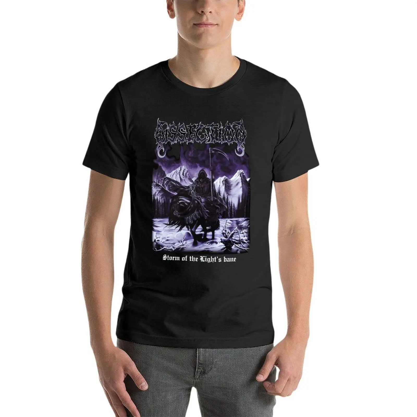 

Dissection - Storm Of The Lights Bane Oversize T-Shirt Personalized Men'S Clothes 100% Cotton Streetwear Plus Size Top Tee