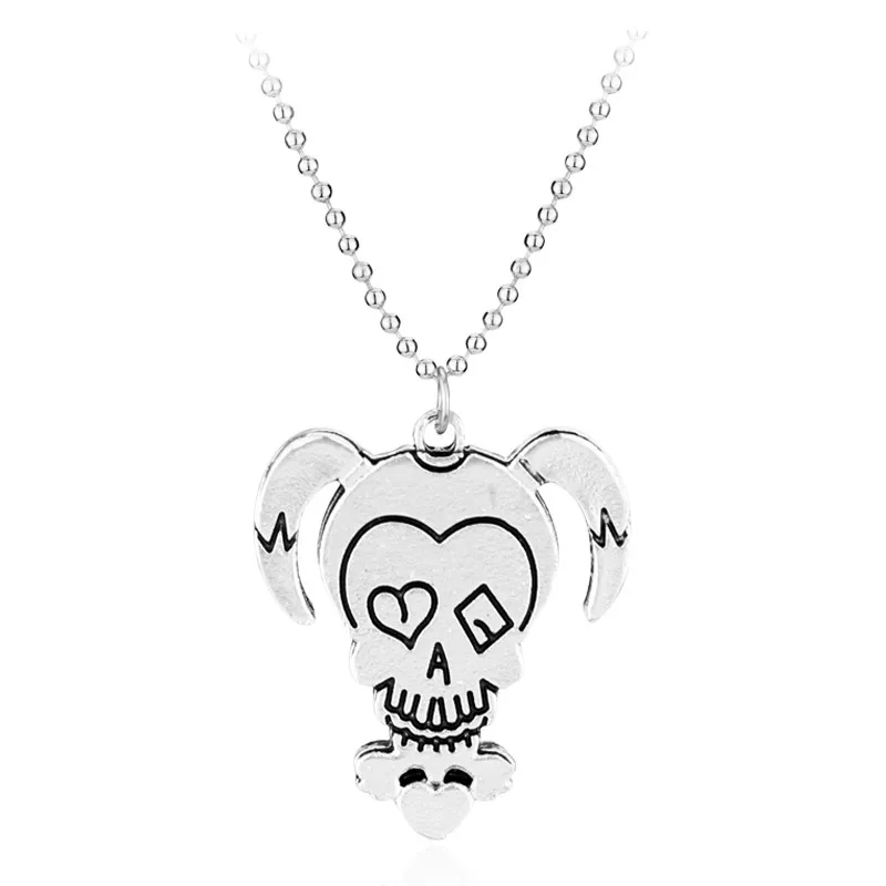 DC Comics Отряд самоубийц Подвески Ожерелье Девушка-клоуна Харли Квинн