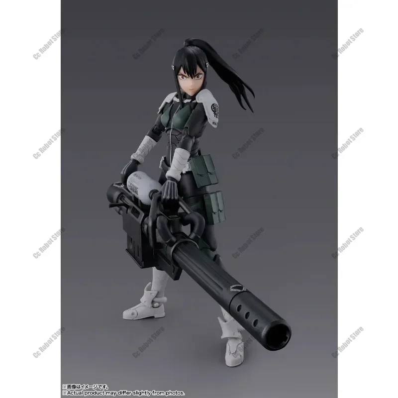 Фото В наличии оригинальная Bandai S.H.F.iguarts аниме Kaiju No.8 Ashiro Mina ПВХ аниме фигурка модель игрушки коллекция орнамент подарки №5
