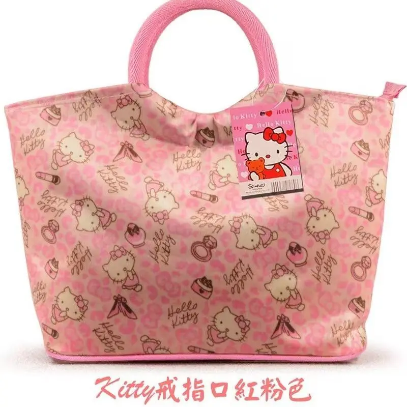 

Cute cartoon HelloKitty tote bag lady makeup bag cross shoulder bag lady holiday gift