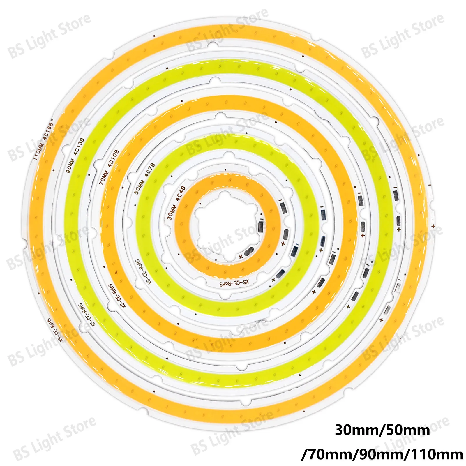 LED кольцо Angel Eyes тёплый/холодный белый свет 2-12 Вт