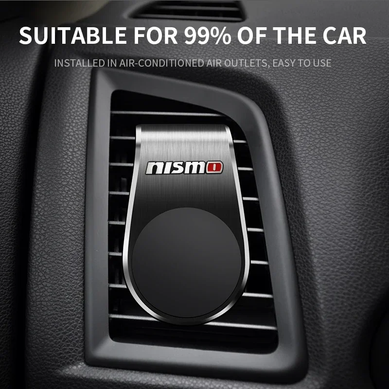 Magnetic Car Phone Holder Stand Air Vent Smartphone Bracket For Nismo Nissan Tiida Teana Skyline Juke X-trail Almera Qashqai