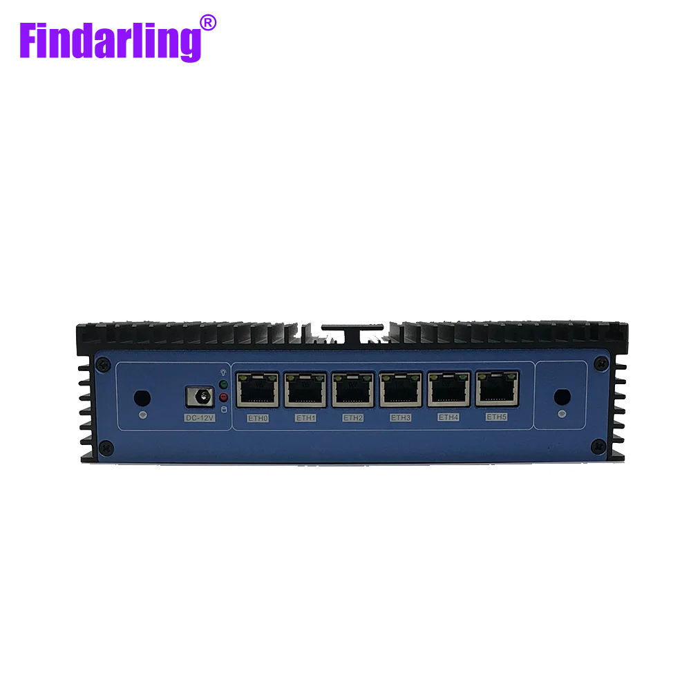 

6*1000M Lan Intel I211 Pfsense OS Router Server 6th Generation Pentium 4415U Linux HD-MI VGA Dual Display HDD Support Desktop