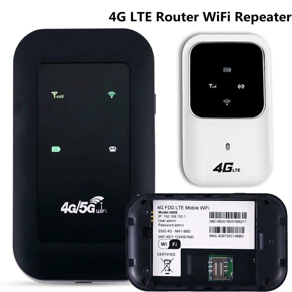 Карманный роутер 4G LTE Wi-Fi ретранслятор усилитель сигнала сетевой расширитель
