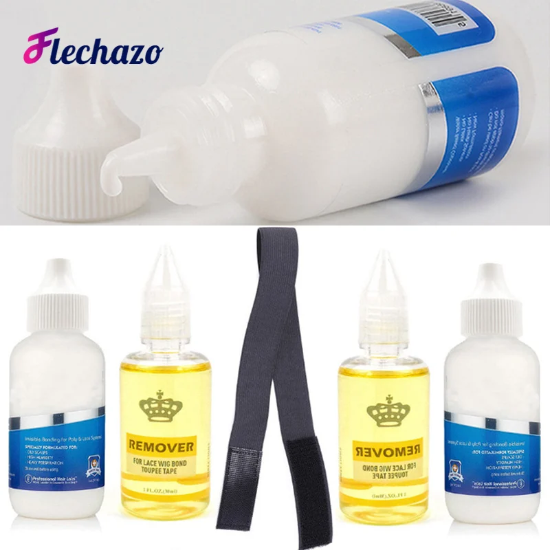 Kit Di Colla E Rimozione Del Merletto Impermeabile Per Parrucche Adesivo Per Colla Per Capelli Super Hold Per Parrucche In Pizzo Colla Per Pizzo Flech