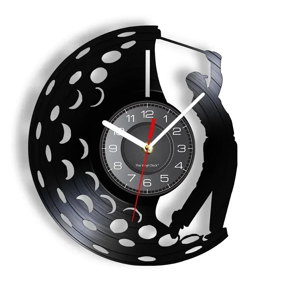 Настенные часы Golfer спортивный гольф-клуб виниловая запись настенные подарки для