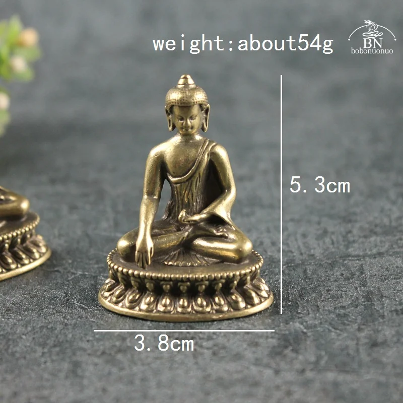 

Миниатюрная медная статуэтка Будды Медицины